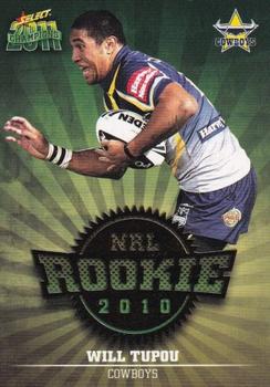 2011 NRL Champions - Rookie 2010 #R36 Will Tupou Front